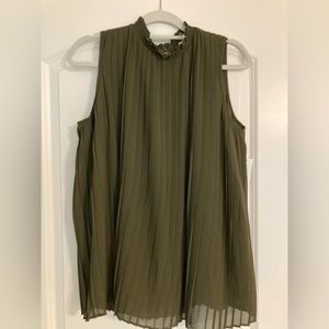 BRAND NEW with Tags NY collection green blouse size L